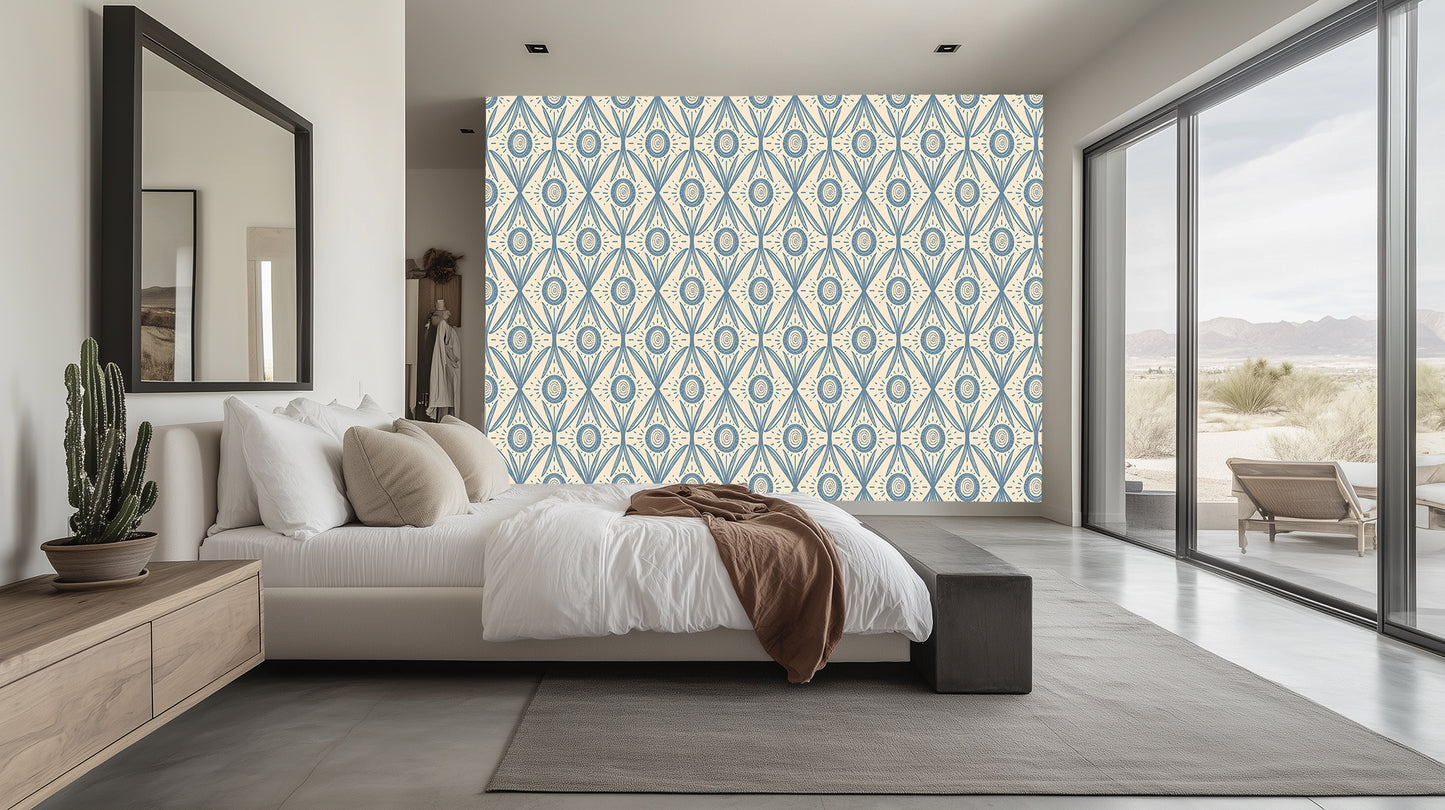 Intricate Leafy Patterns wall mural Mural wallpaper - XWALLX