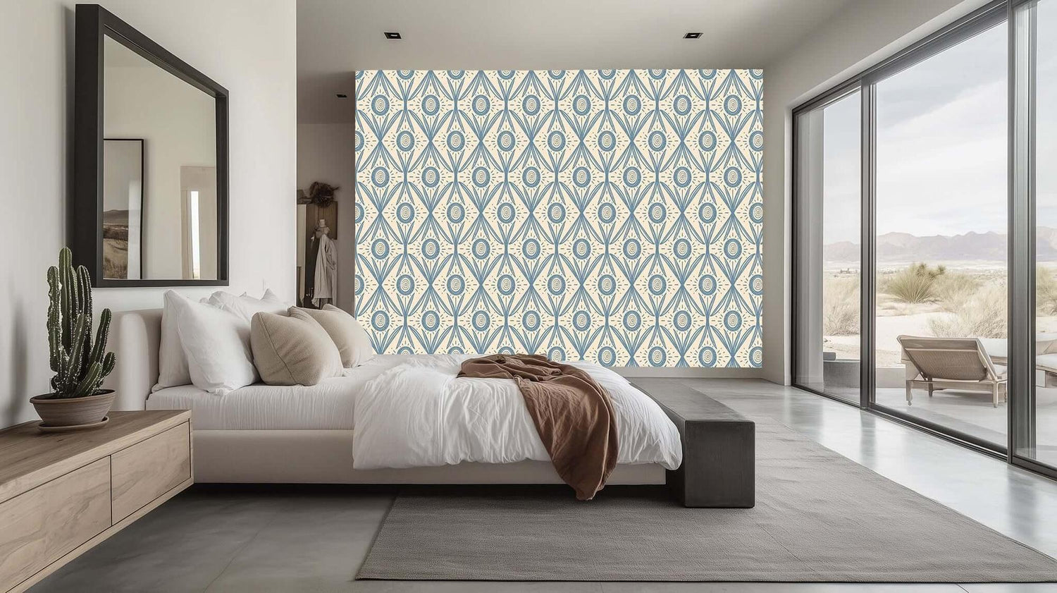 Intricate Leafy Patterns wall mural Mural wallpaper - XWALLX