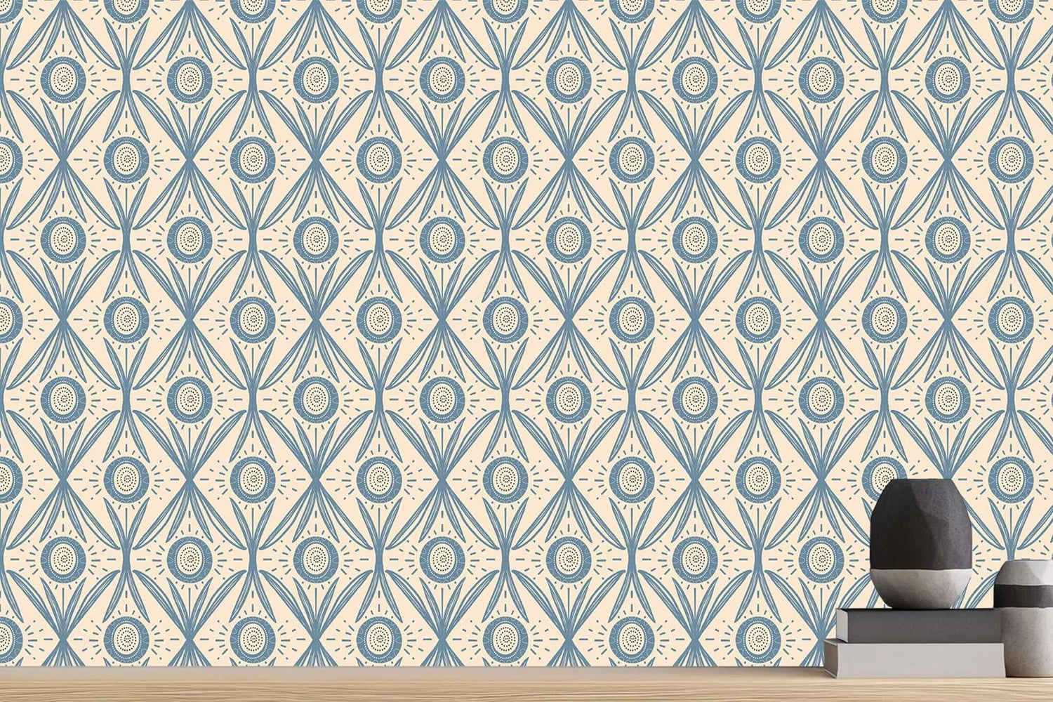 Intricate Leafy Patterns wall mural Mural wall decor - XWALLX