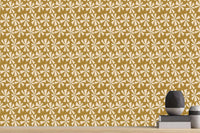 Golden Floral Arrangement wall art - XWALLX
