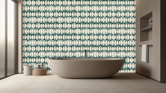 Dynamic Geometric Pattern wall mural - XWALLX