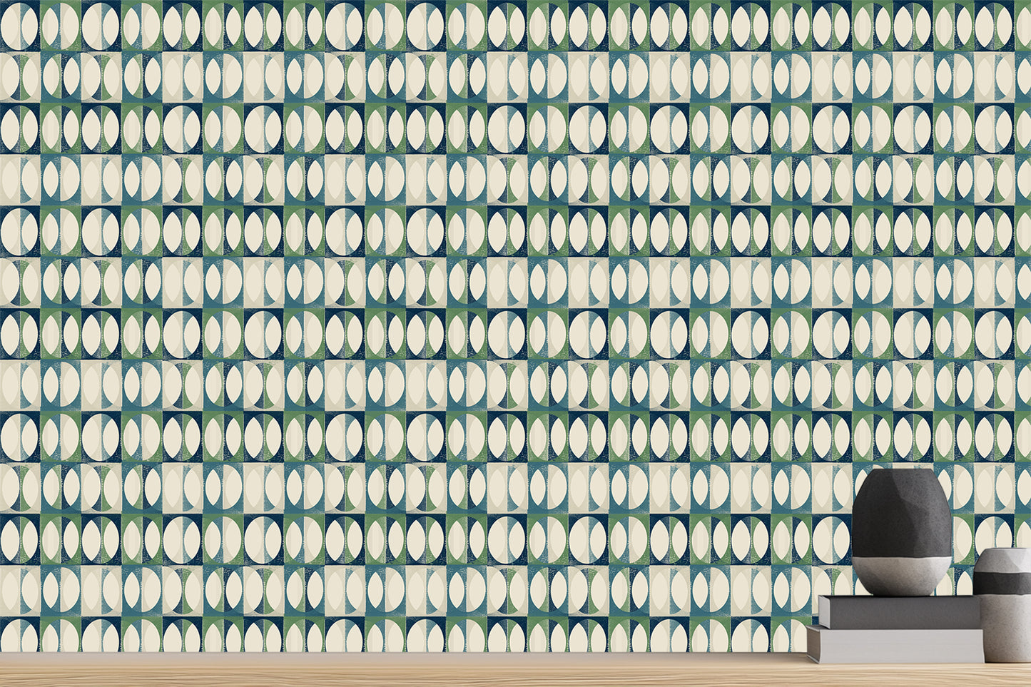 Dynamic Geometric Pattern wall art - XWALLX