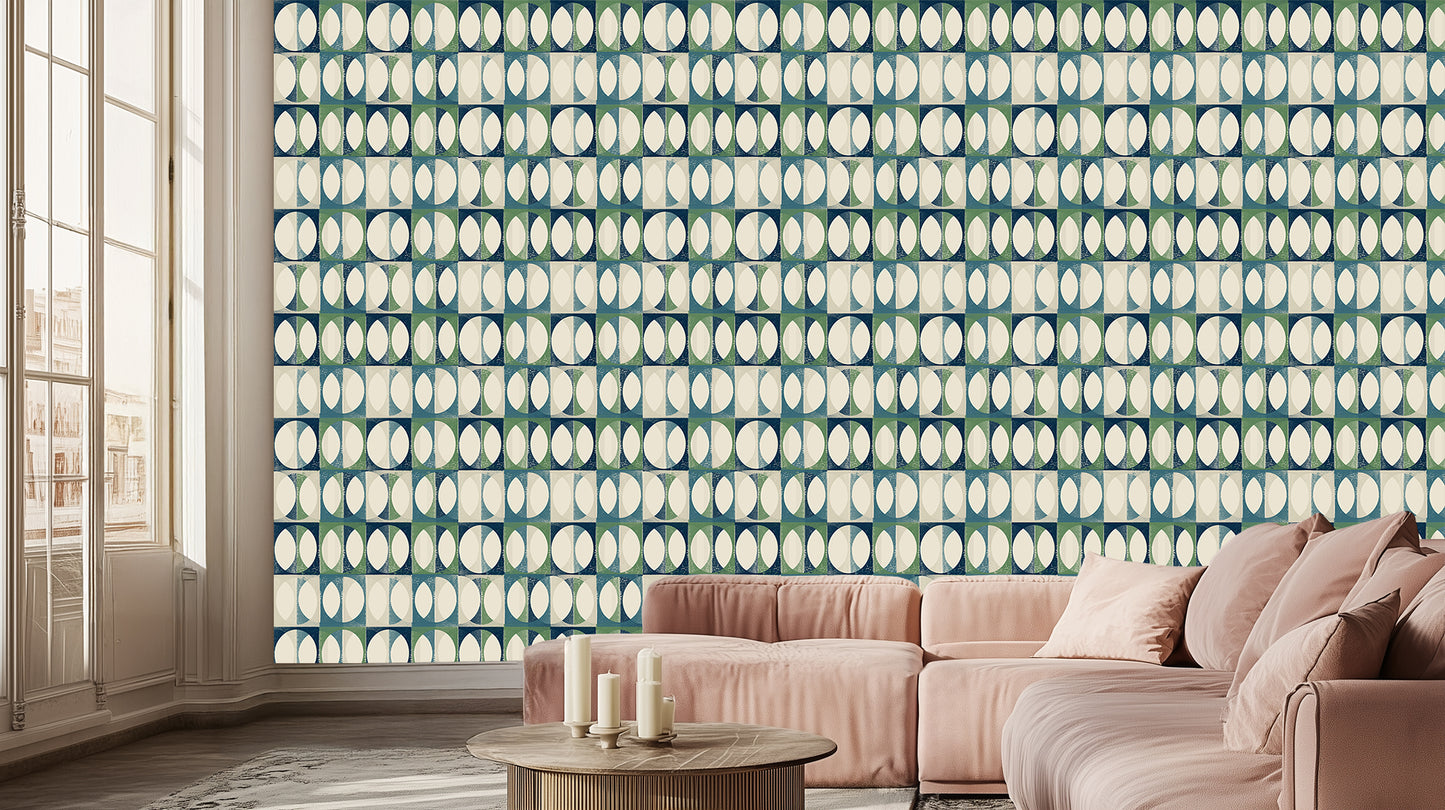 Dynamic Geometric Pattern wall decor - XWALLX