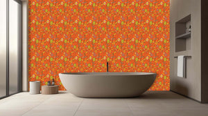 Vibrant Floral Explosion wall mural Mural wall mural - XWALLX