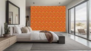 Vibrant Floral Explosion wall mural Mural wallpaper mural - XWALLX