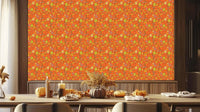 Vibrant Floral Explosion wall mural Mural wallpaper - XWALLX