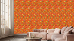 Vibrant Floral Explosion wall mural Mural wall decor - XWALLX