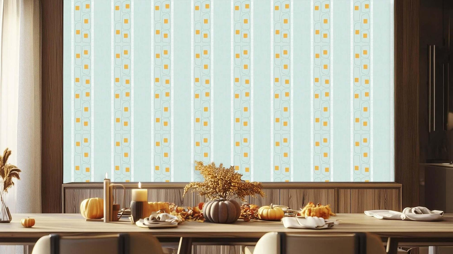 Geometric Abstract Squares wallpaper mural - XWALLX