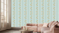 Geometric Abstract Squares wallpaper mural for a focused office workspace