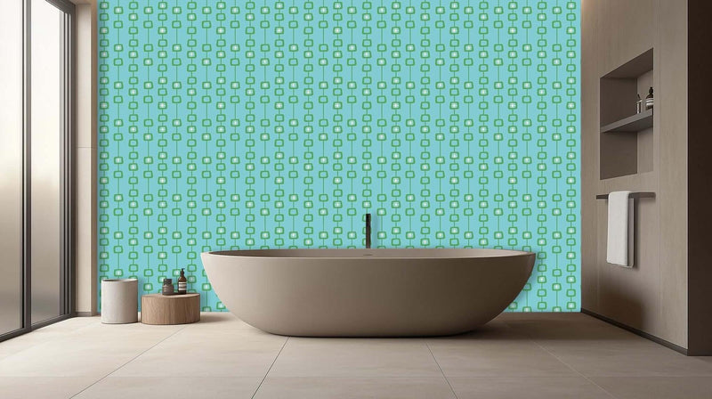 Layered Square Patterns wallpaper mural - XWALLX