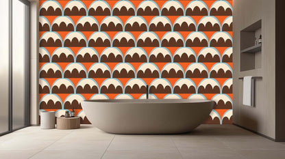 Retro Arches Pattern wall mural - XWALLX