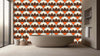 Retro Arches Pattern Wall Mural