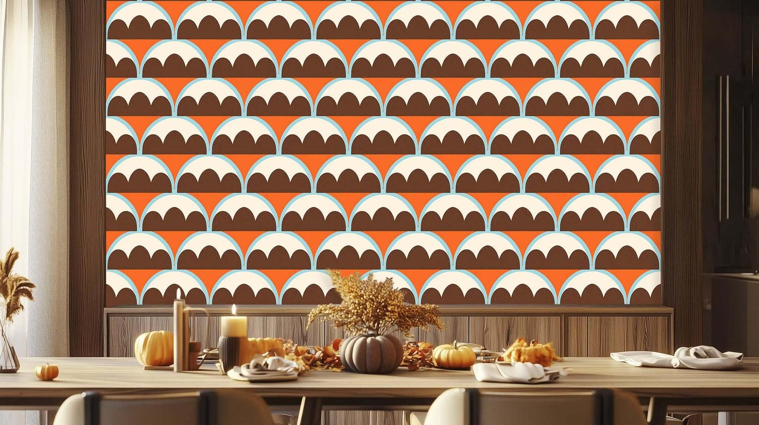 Retro Arches Pattern wall art - XWALLX
