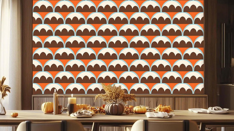 Retro Arches Pattern wall art - XWALLX