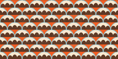 Retro Arches Pattern Wall Mural