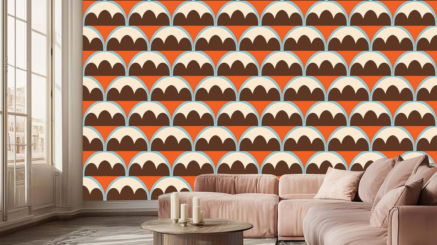 Retro Arches Pattern wall decor - XWALLX
