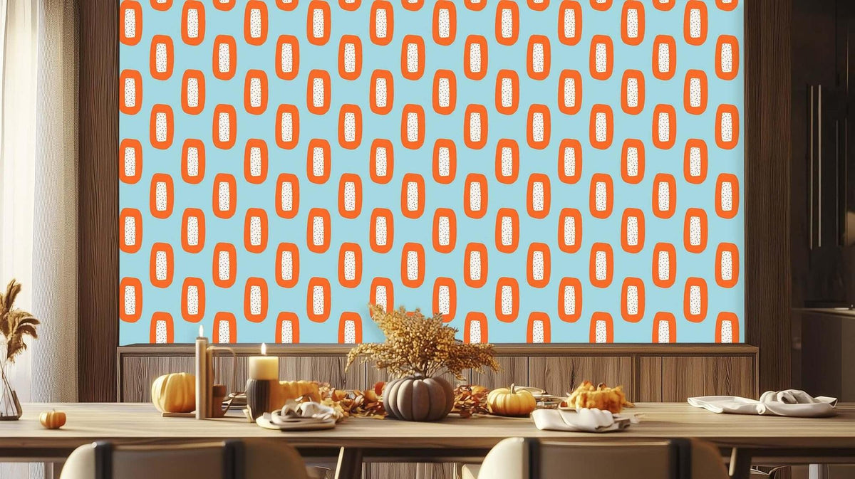 Bold Geometric Pattern wallpaper mural - XWALLX
