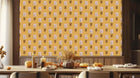 Şık Floral Motif duvar kağıdı - XWALLX
