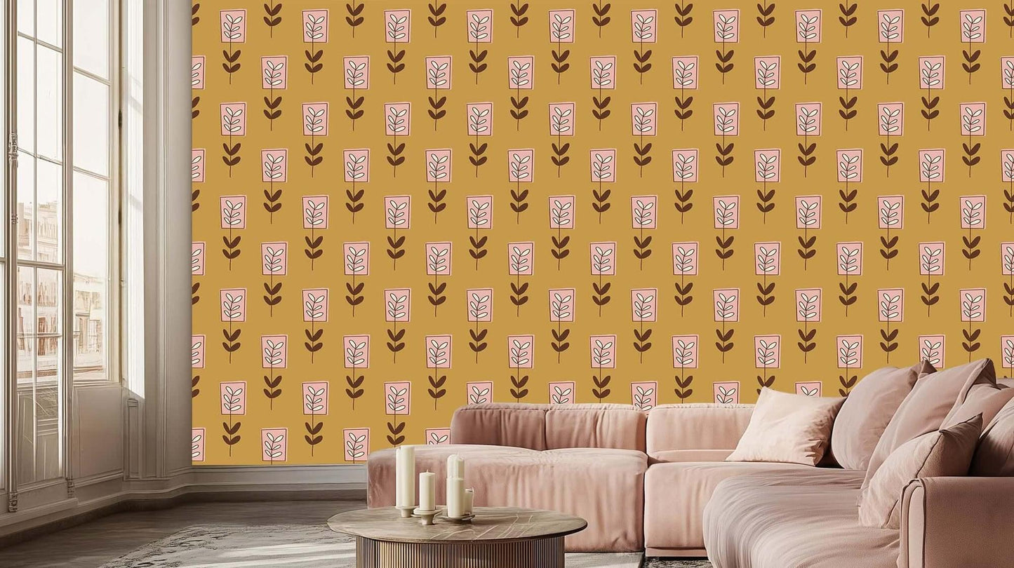 Chic Floral Motif wall art - XWALLX