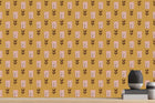 Şık Floral Motif duvar dekoru - XWALLX
