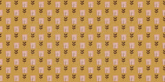 Chic Floral Motif Wall Mural