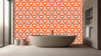Aesthetic Floral Pattern wall mural 