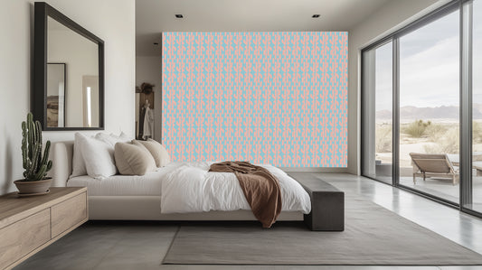 Chic Pastel Patterns wall mural - XWALLX
