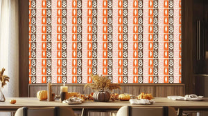 Chic Leaf Pattern wall mural Mural wallpaper - XWALLX