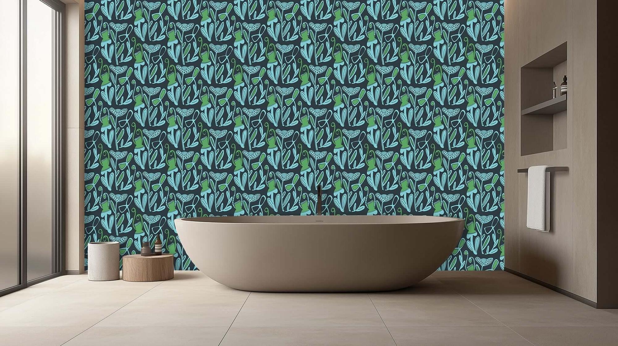 Botanical Dreams Çiçek Duvar posteri - XWALLX