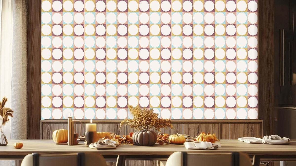 Geometric Harmony Wall Mural for Modern Spaces wallpaper - XWALLX