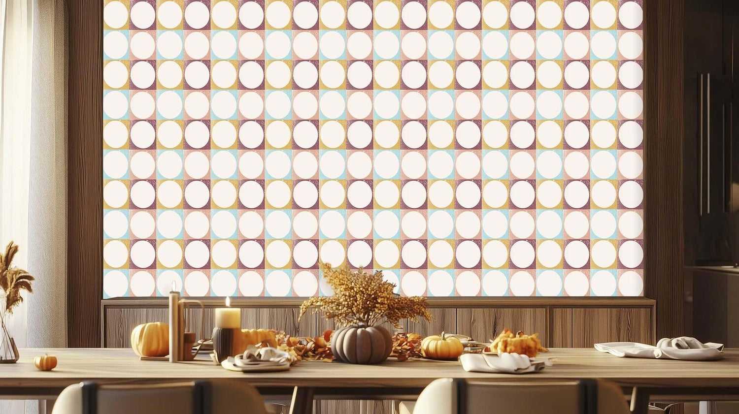 Geometric Harmony Wall Mural for Modern Spaces wallpaper - XWALLX