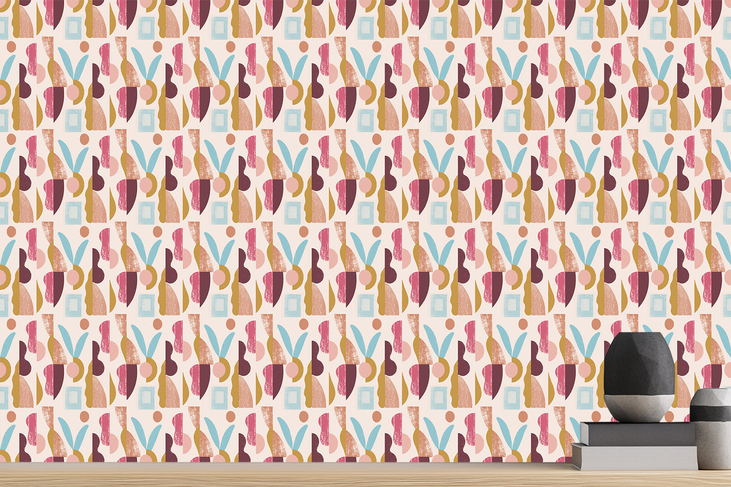 Whimsical Abstract Shapes wall art - XWALLX