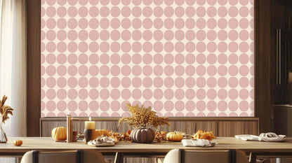 Chic Pink and Cream Geometric wallpaper - XWALLX