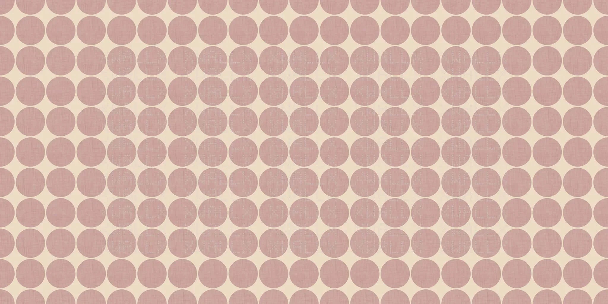 Şık Pembe ve Krem Geometrik Duvar Posteri