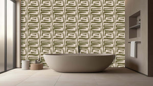 Stylized Brushstroke Wall Mural for Modern Spaces wall mural - XWALLX
