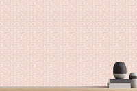 Textured Blush Stripe wall art - XWALLX