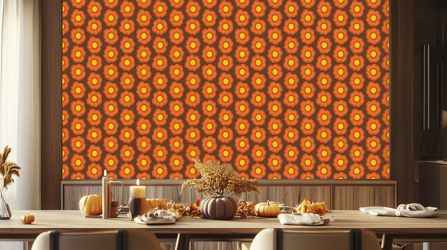 Vibrant Floral Burst wallpaper - XWALLX