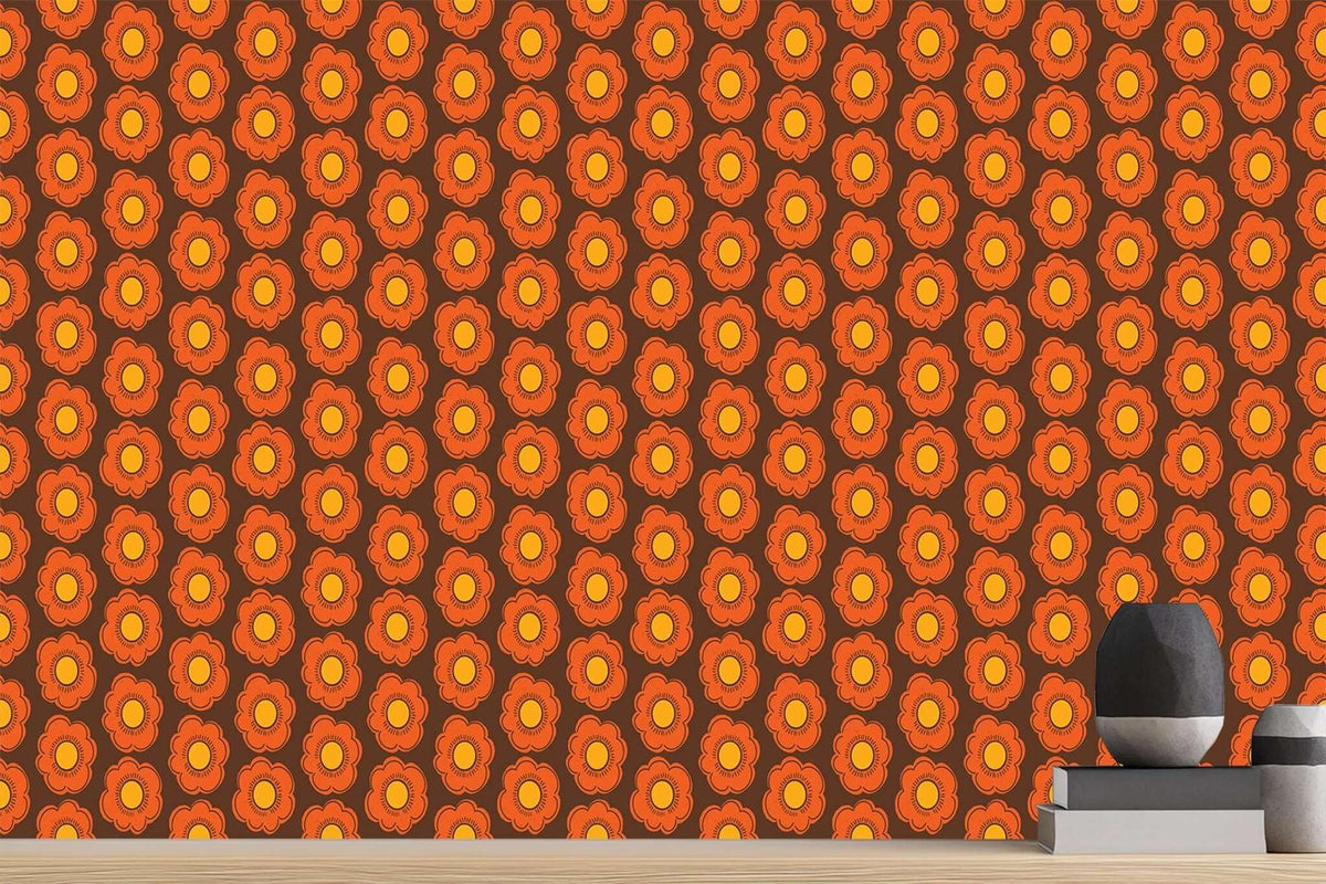 Vibrant Floral Burst wall art - XWALLX