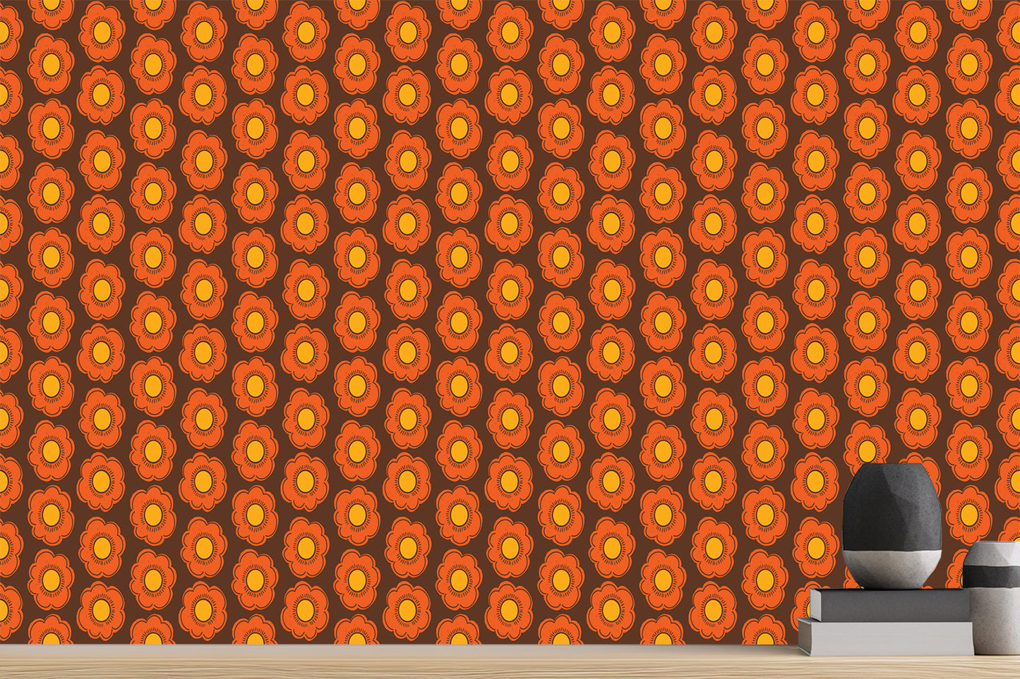 Vibrant Floral Burst wall art - XWALLX