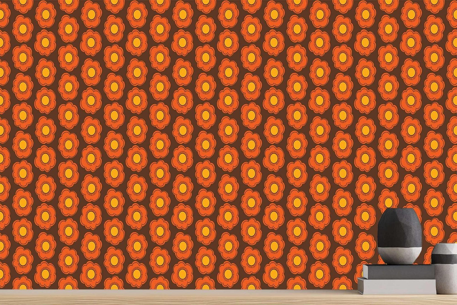 Vibrant Floral Burst wall art - XWALLX