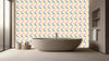 Curvy Pastel Patterns Wall Mural