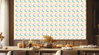 Curvy Pastel Patterns Duvar posteri Poster duvar kağıdı - XWALLX