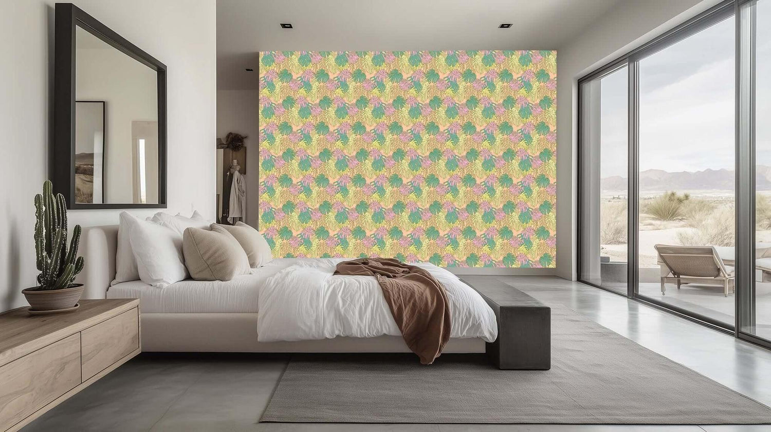 Tropical Monstera Delight poster duvar kağıdı - XWALLX