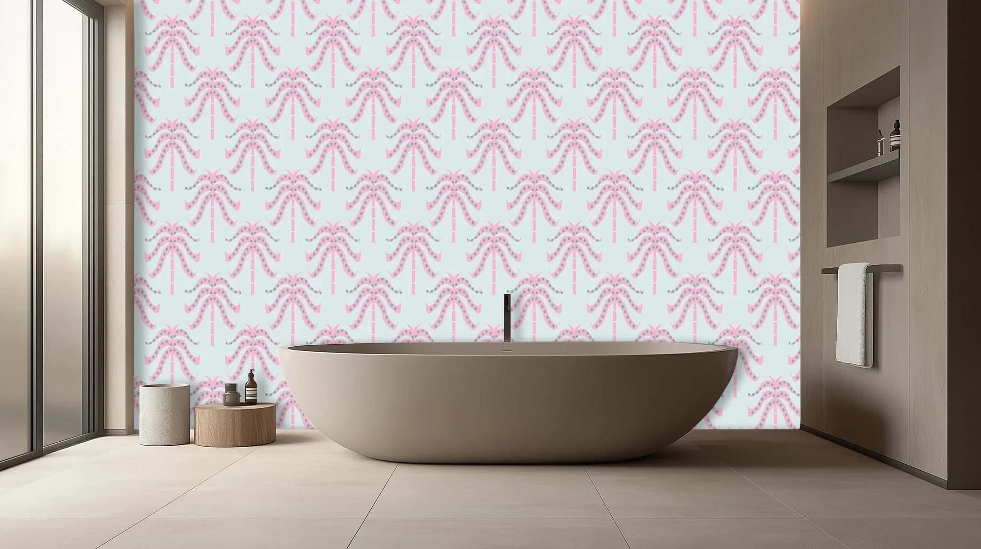 Whimsical Palm Pattern Duvar posteri Poster duvar posteri - XWALLX