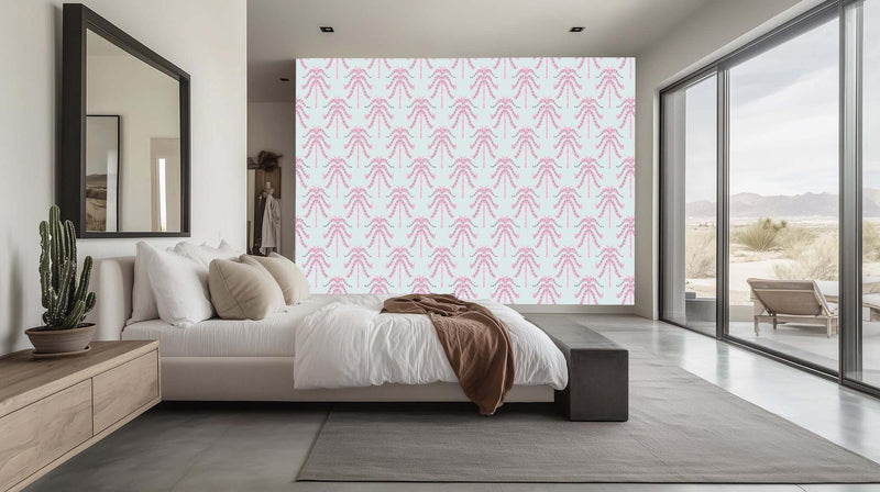Whimsical Palm Pattern Duvar posteri Poster duvar kağıdı - XWALLX
