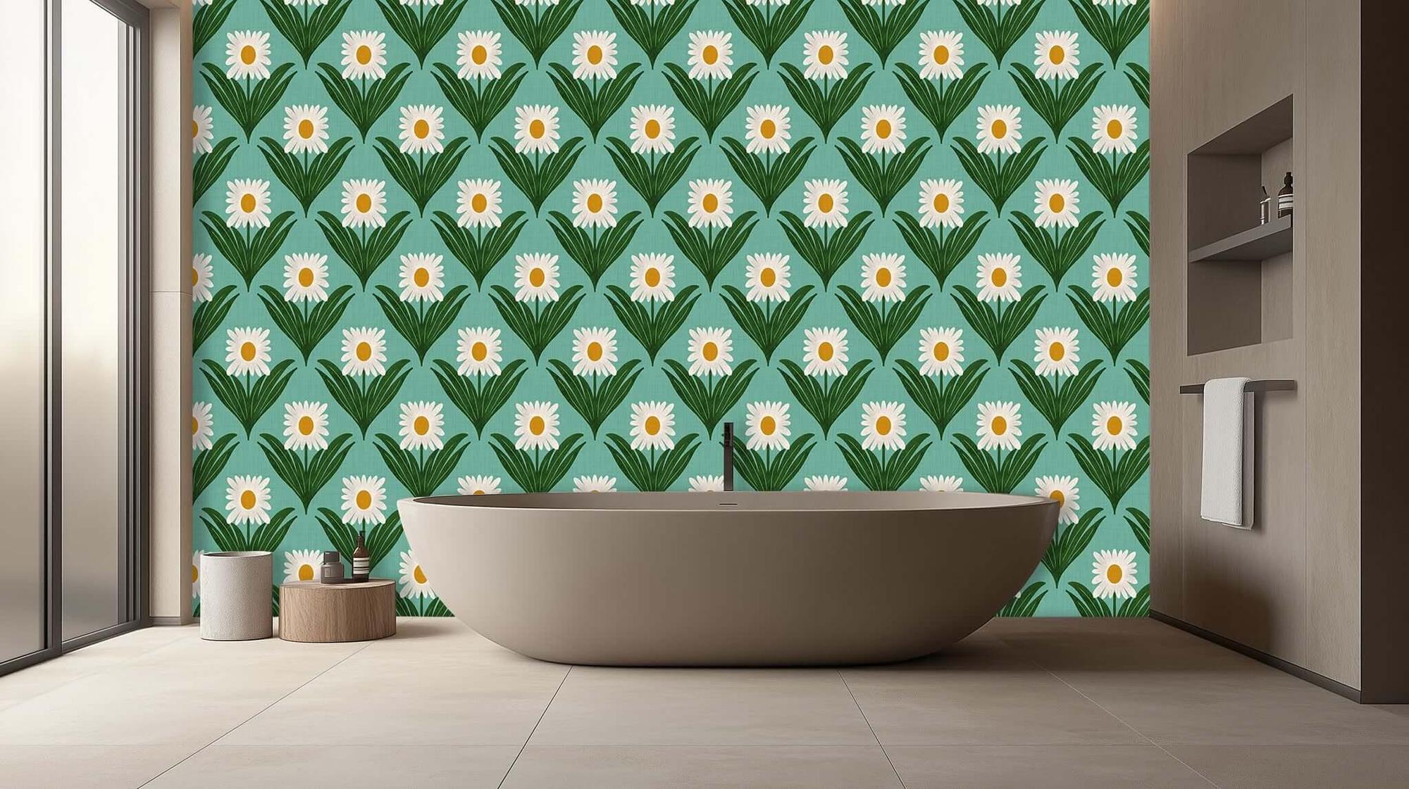 Daisy Delight Floral Duvar posteri - XWALLX