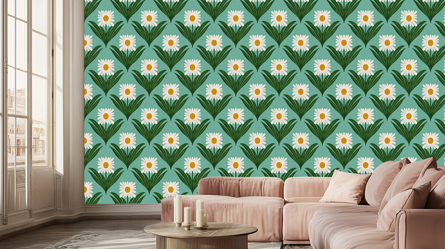 Daisy Delight Floral wall decor - XWALLX