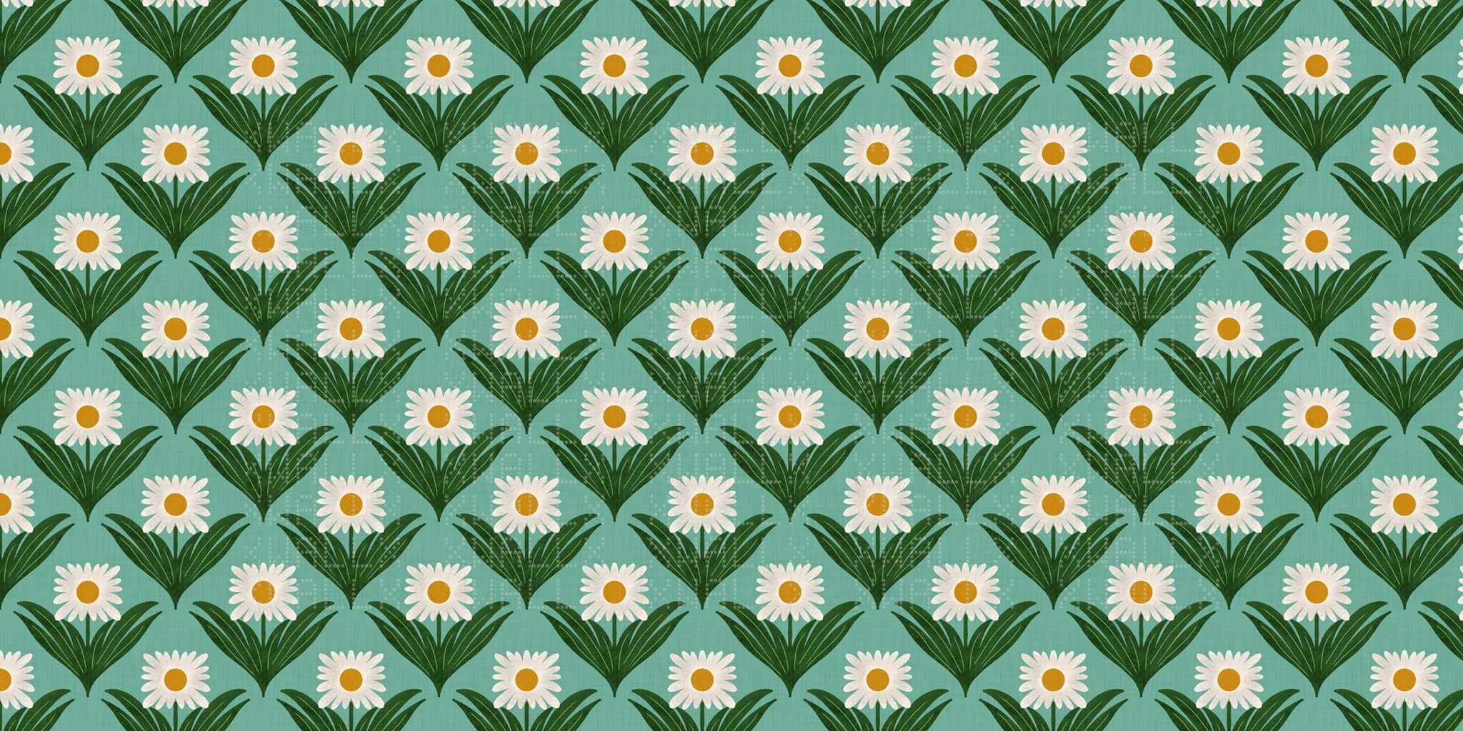 Papatya Keyfi Floral Duvar Posteri