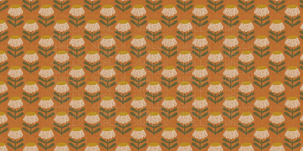 Canlı Floral Desen Duvar Posteri - Sample