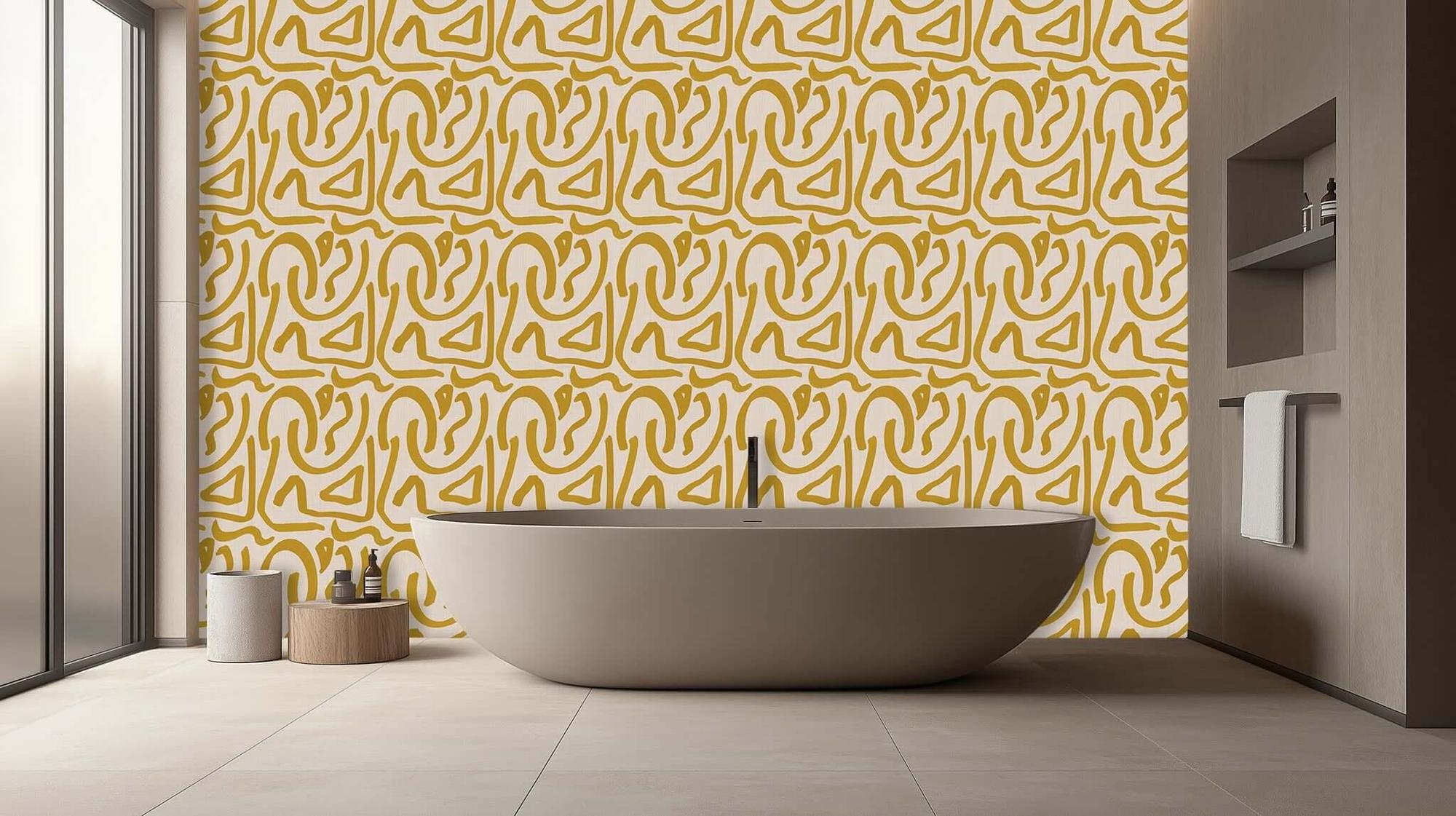 Whimsical Line Art Duvar posteri - XWALLX
